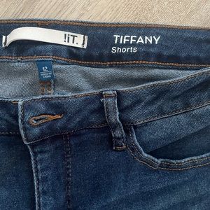 Denim jean shorts